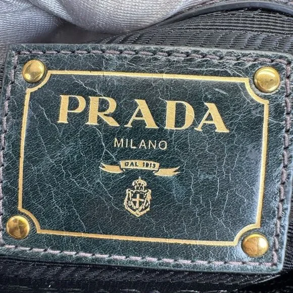 Prada Vitello Shine Leather East West Bauletto Bag - Picture 11 of 16